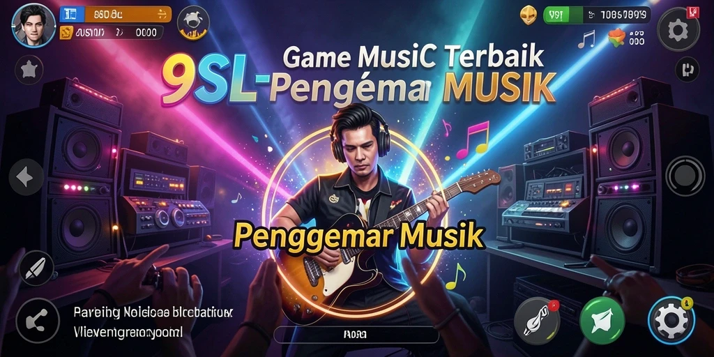 Gameplay 9SL menampilkan pemain merasakan irama musik secara interaktif.