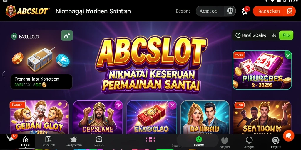 Tampilan menarik dari gameplay ABCSLOT yang menyenangkan.