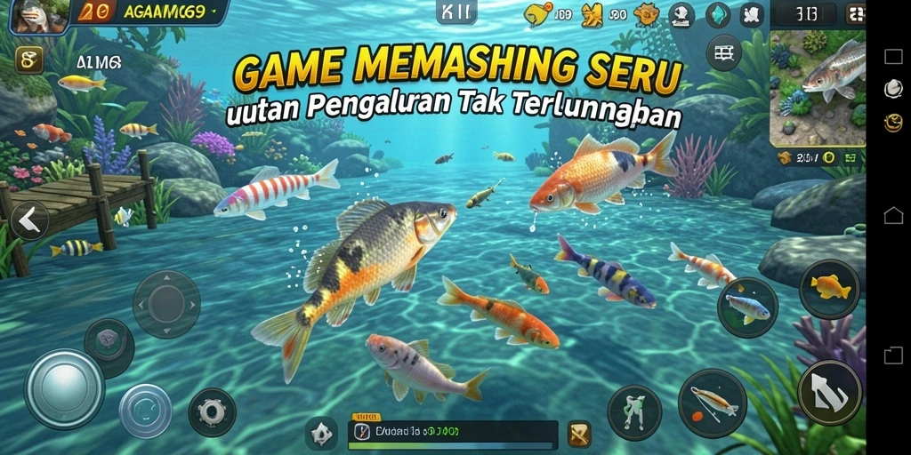 Tangkapan ikan yang menakjubkan dalam gameplay AGAM69.