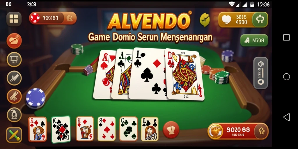 Tampilan gameplay seru dan interaktif dari ALVENDO di layar.