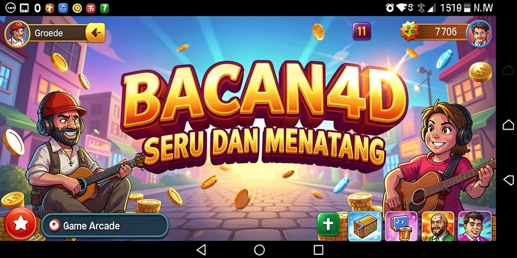 Screenshot utama menunjukkan aksi seru di BACAN4D dengan gameplay yang menarik.
