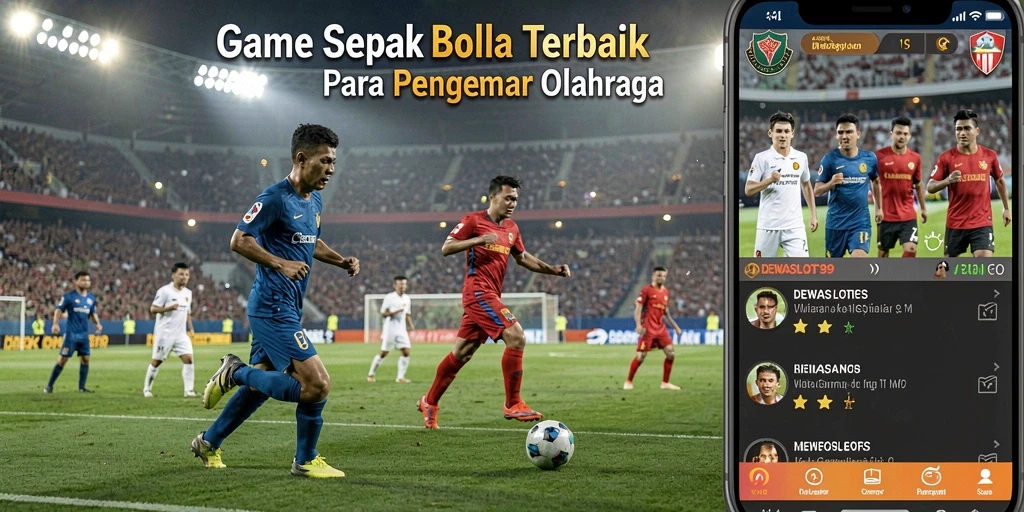Tampilan screenshot gameplay DEWASLOT99 saat seru bertanding di lapangan.