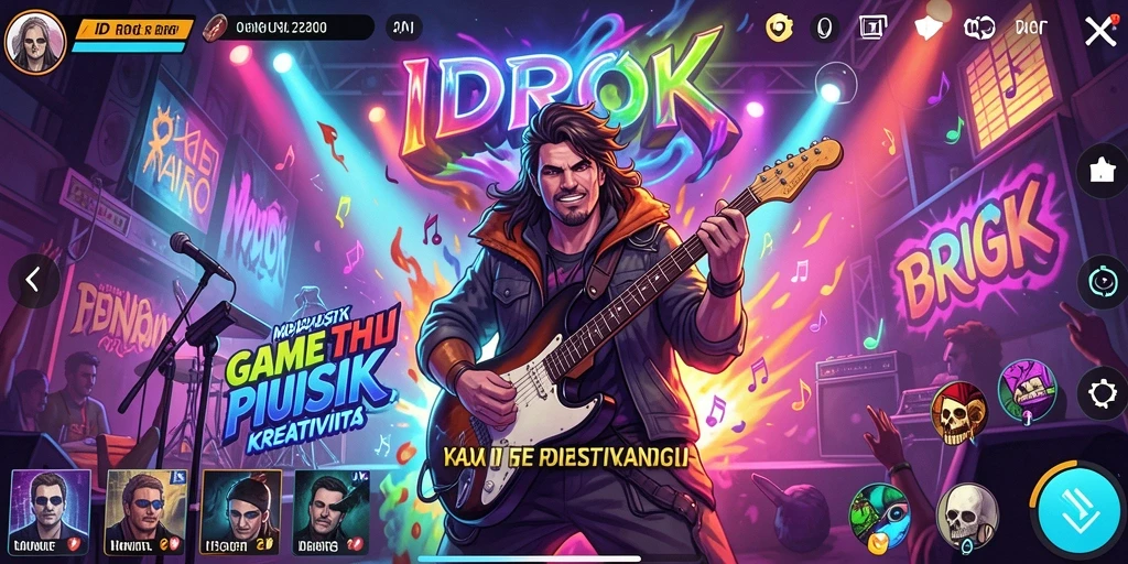 Tampilan gameplay IDROK yang menarik dan interaktif.