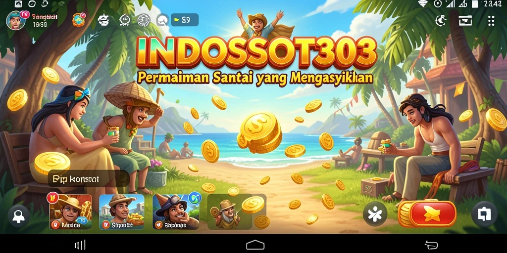 Tangkapan layar gameplay <strong>INDOSLOT303</strong> yang menampilkan keseruan permainan santai.