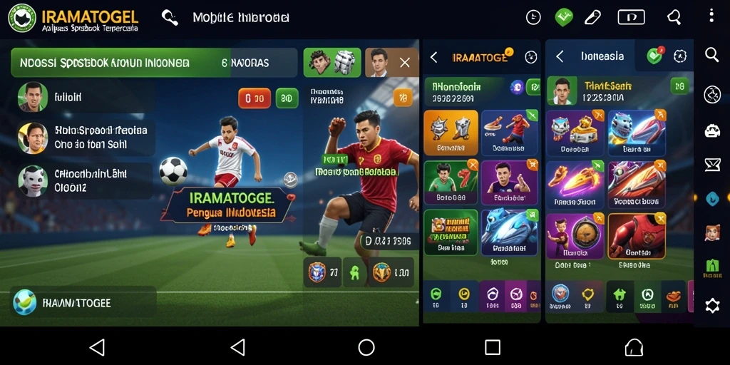 Tampilan antarmuka yang menarik dalam gameplay Sportsbook IRAMATOGEL.