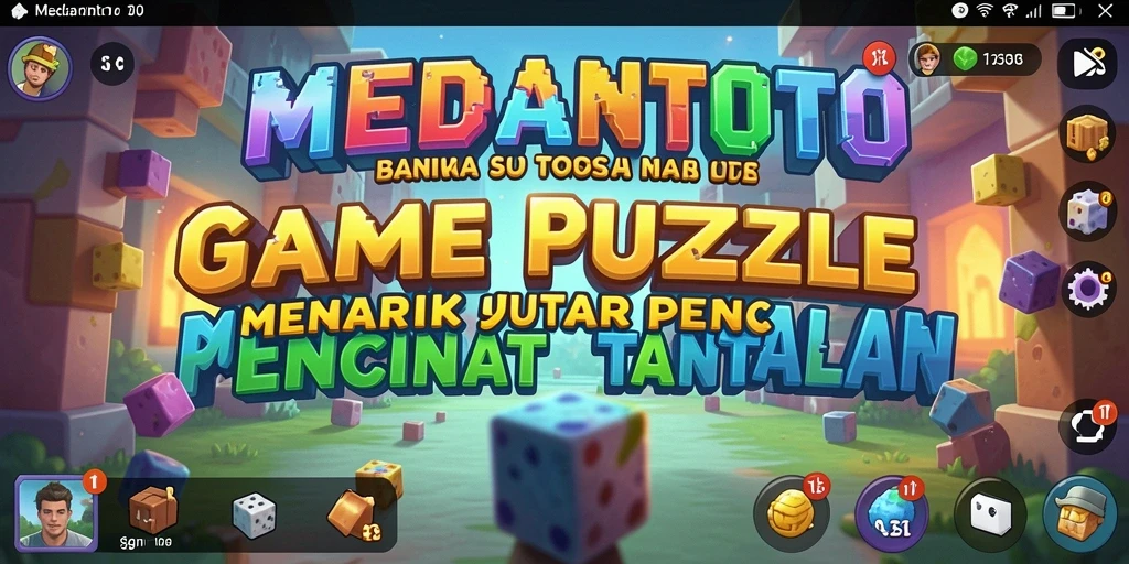 Screenshot gameplay MEDANTOTO menampilkan tantangan Puzzle yang menarik.