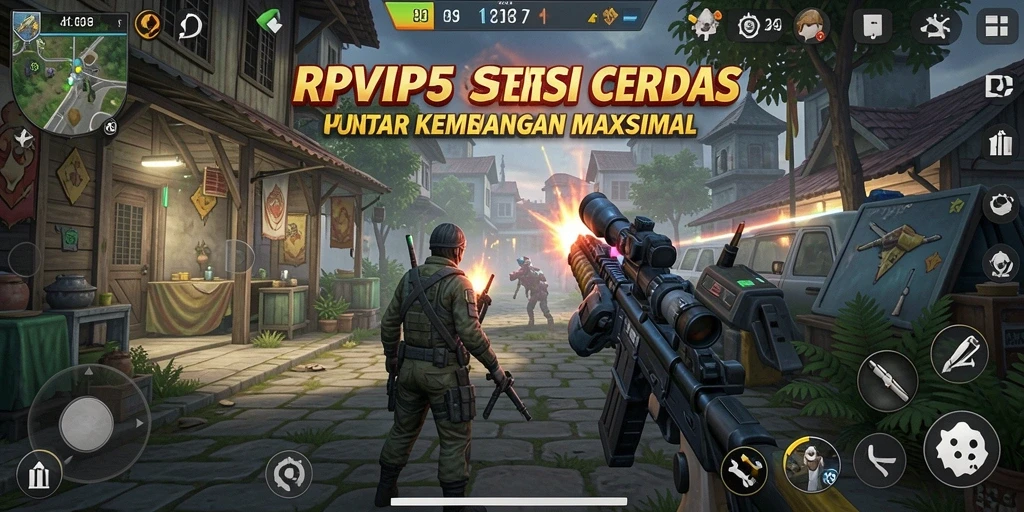 Gameplay RPVIP5 yang penuh strategi dan tantangan.