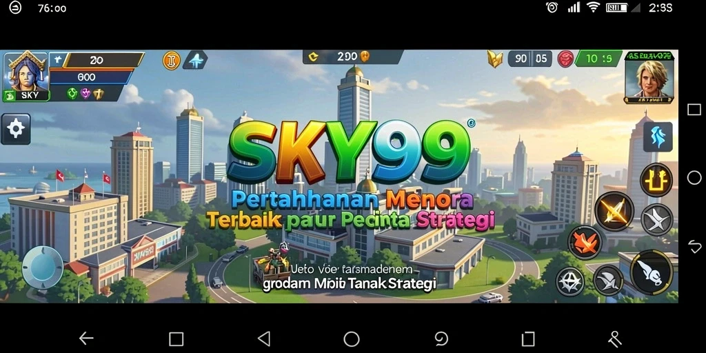 Gameplay Tower Defense yang mengasyikkan dan penuh strategi.