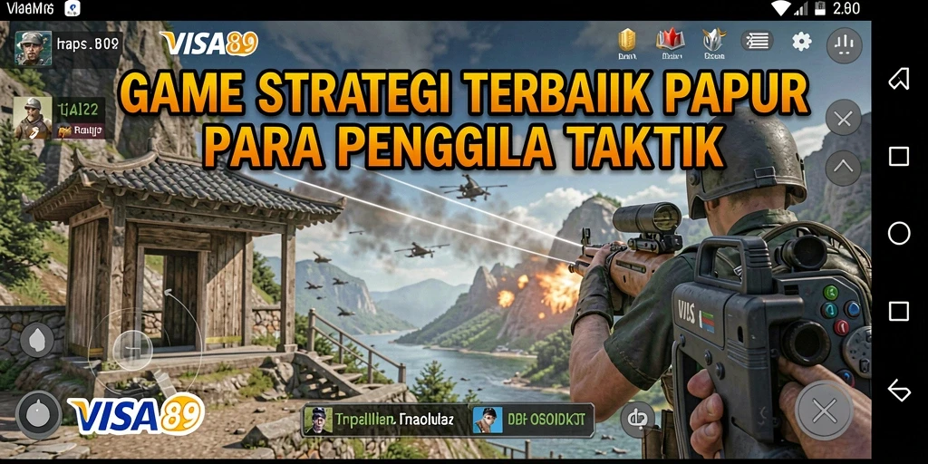 Screenshot gameplay menampilkan strategi menaklukkan musuh dengan cerdas.